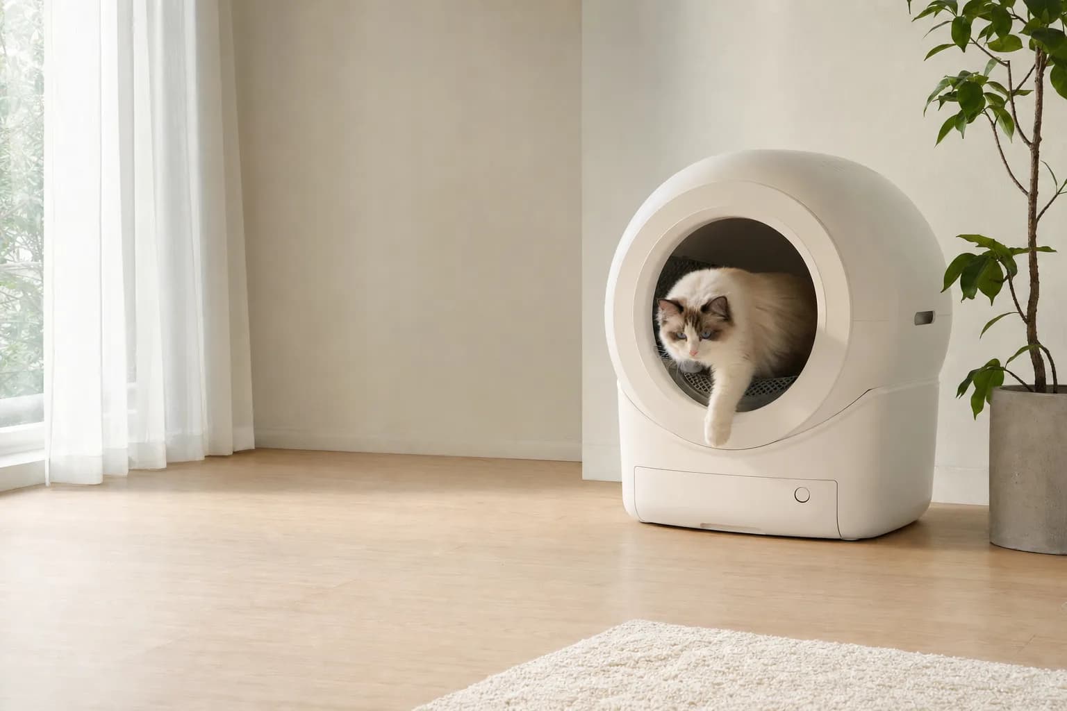Litière automatique pour chats âgés : ce qu'il faut savoir