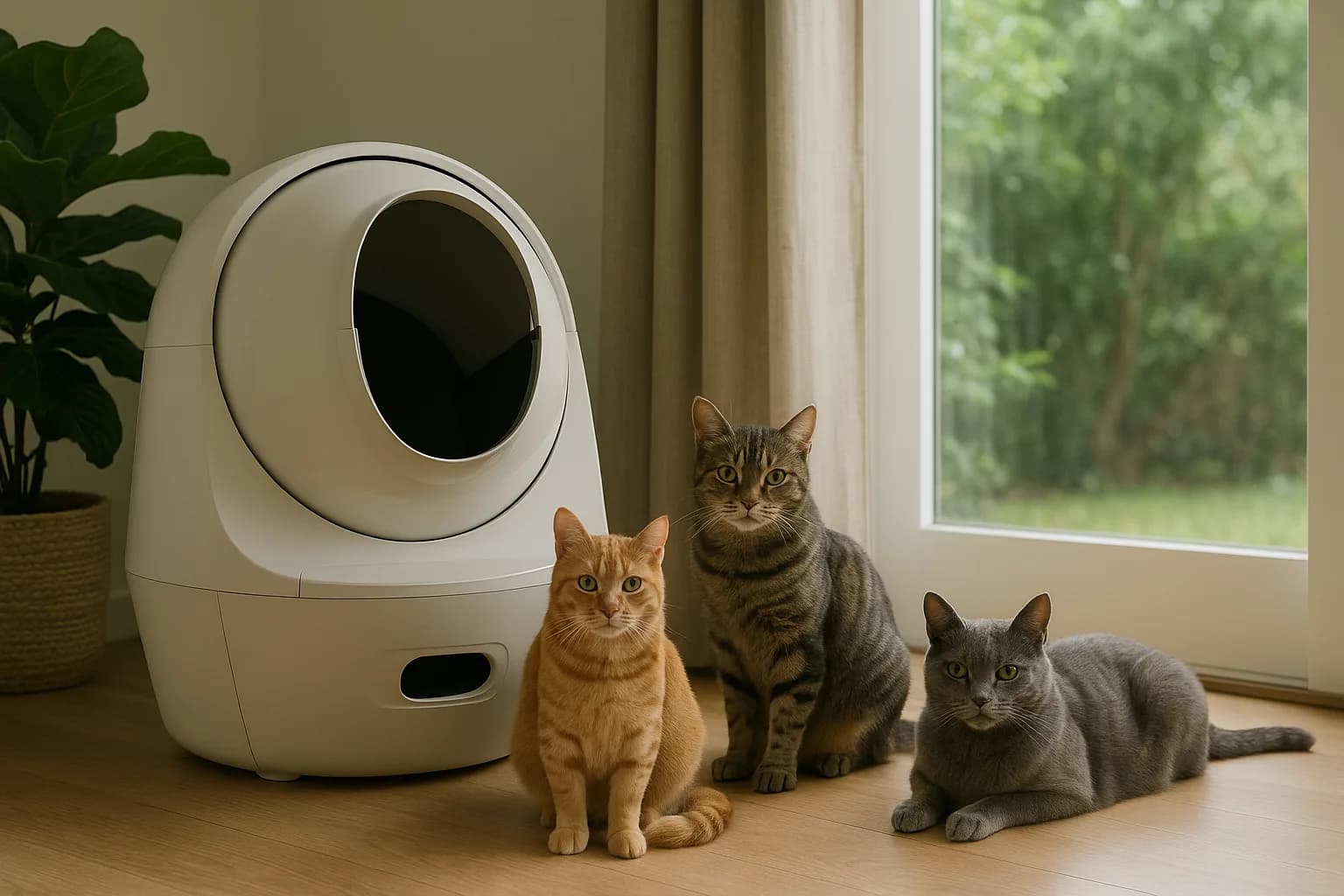 Litière automatique : solution idéale pour les foyers multi-chats ?