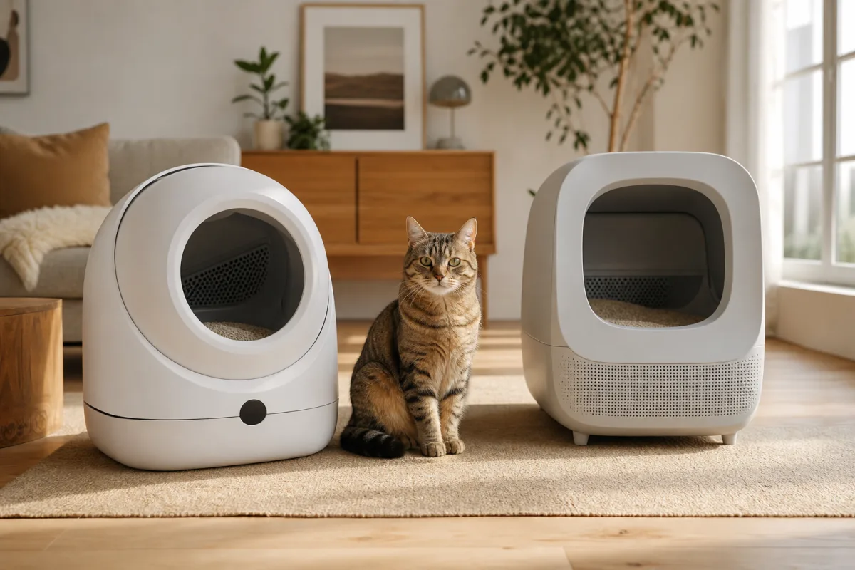 Whisker Litter-Robot 4 vs PetKit Pura Max 2