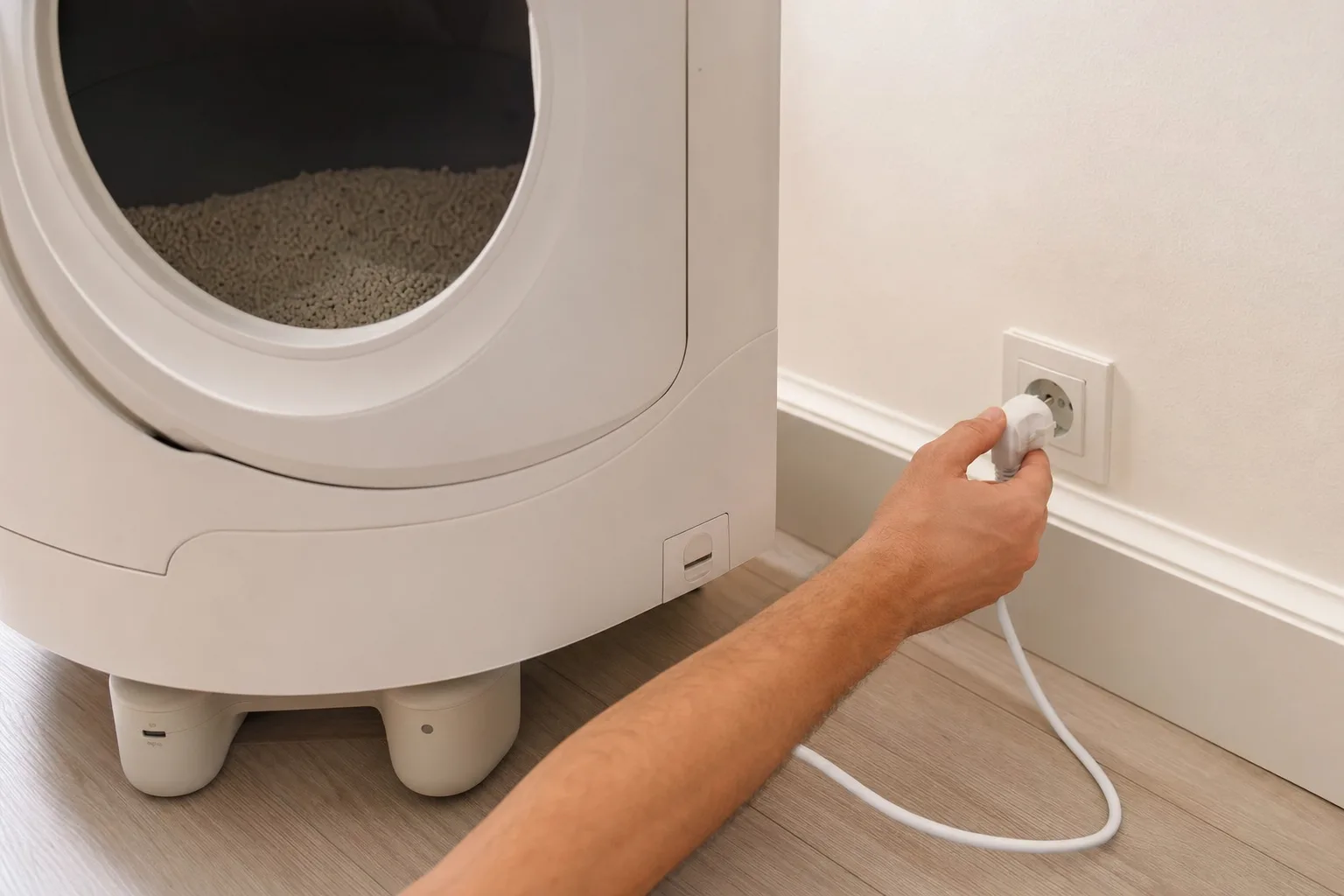 Litière automatique : comment gérer l'alimentation électrique ? — Protéger votre litière automatique des surtensions