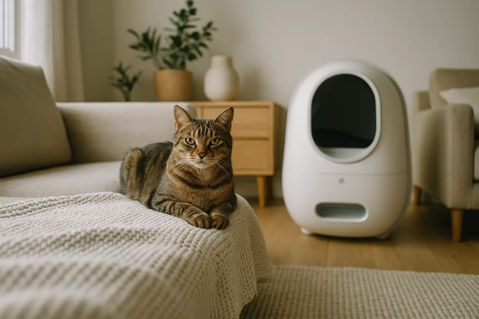 Les avantages d'une litière automatique dans une maison passive — Une solution économique et durable