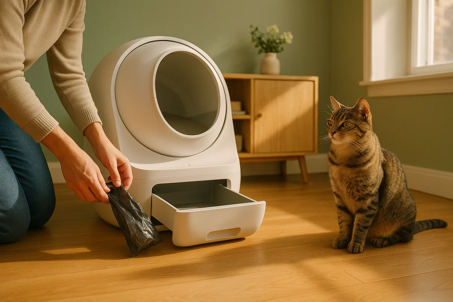 Les bienfaits insoupçonnés des litières automatiques pour la santé des chats — Prévention des maladies urinaires et rénales
