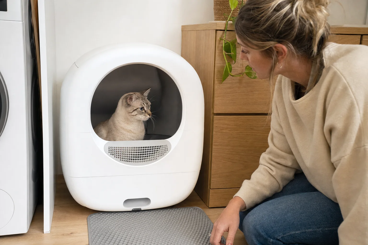 Comment préparer votre chat à l'utilisation d'une litière automatique ? — Créer une Expérience Positive pour Votre Chat