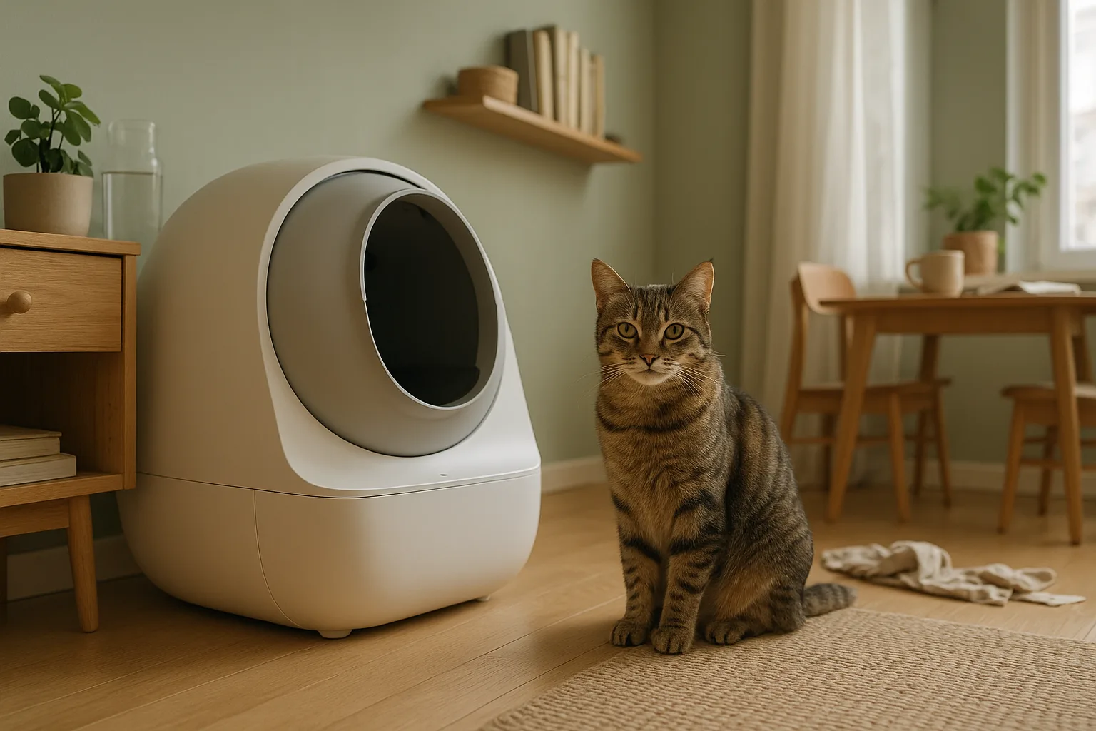 Comparatif : litière auto pour chats noirs et blancs — Comment les Technologies Récentes Améliorent le Confort des Chats