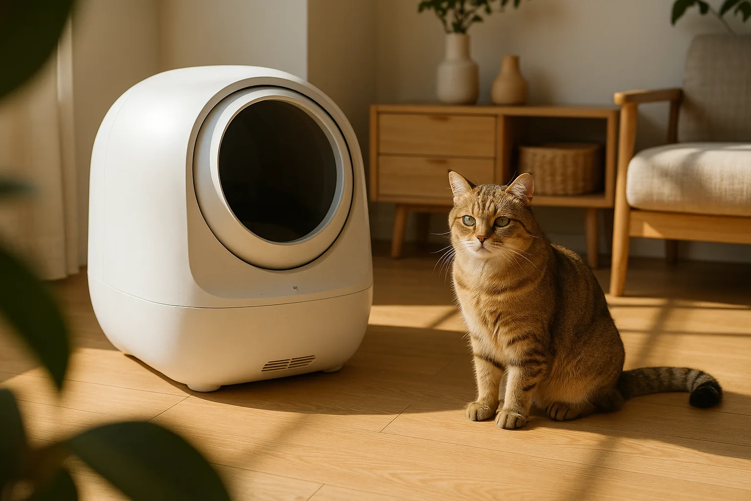Comparatif : litières automatiques pour foyers accueillant des invités fréquents — L'importance du design : intégrer une litière automatique dans votre intérieur