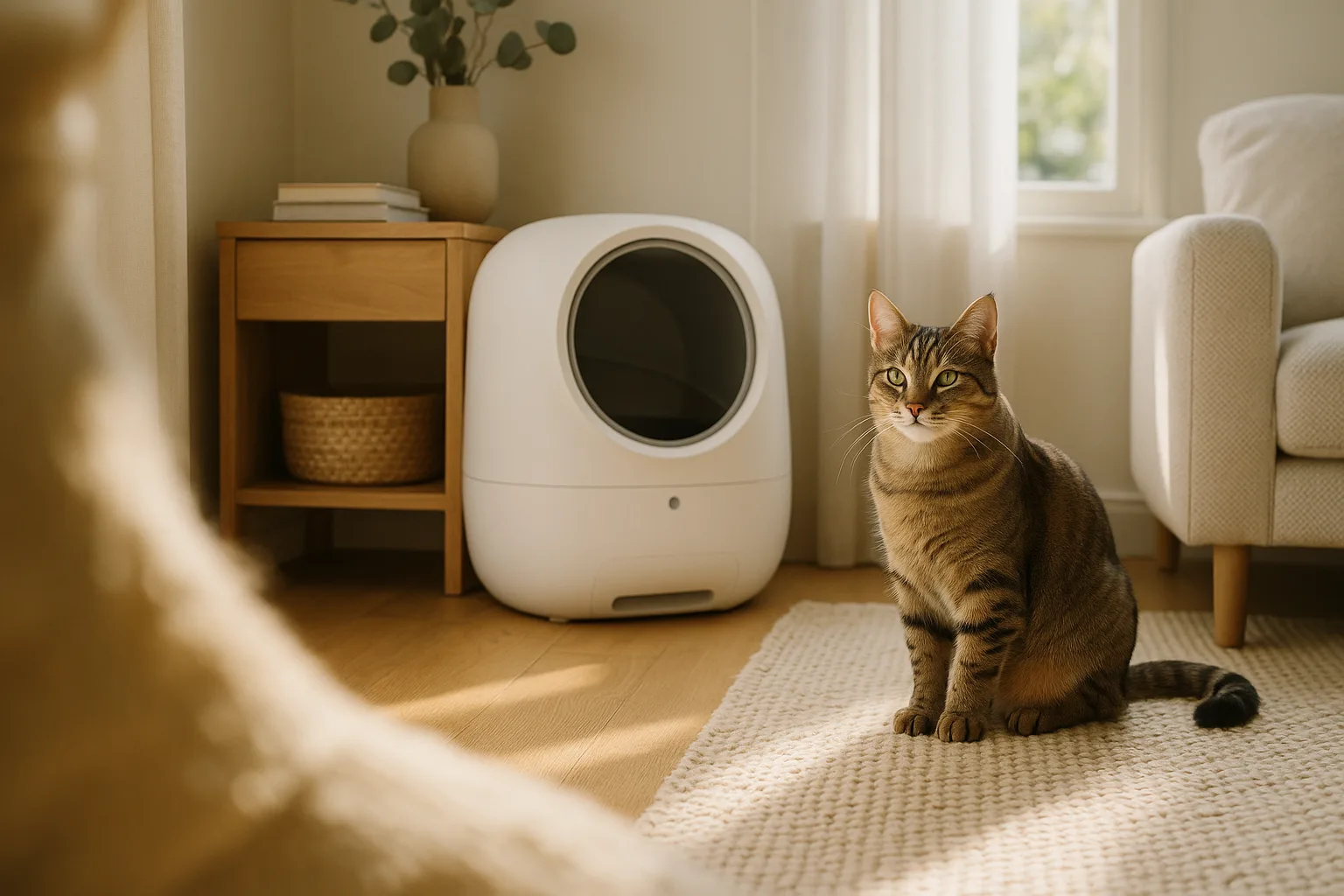 Conseils pour introduire une litière automatique à plusieurs chats — Choisir le bon emplacement : une clé pour l'acceptation