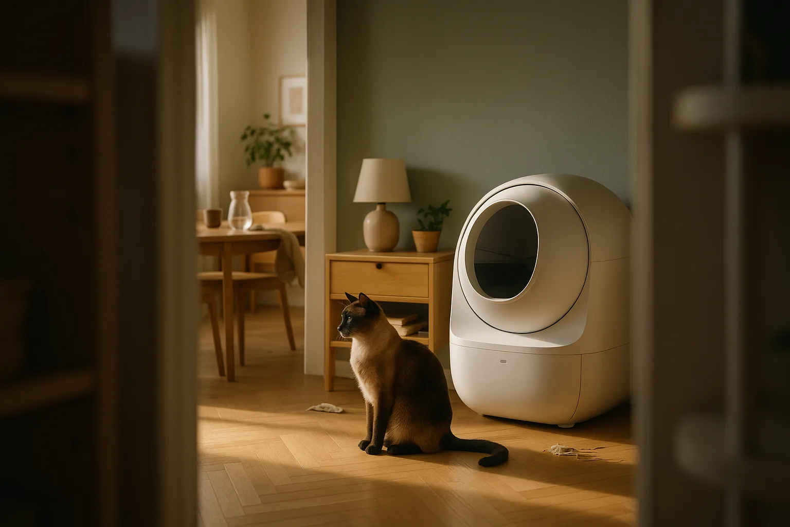 Litières automatiques pour appartements partagés : quelles solutions ? — Optimiser l'Espace avec des Designs Compacts