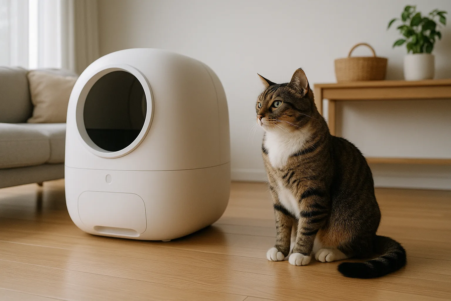 Litière automatique : quel modèle pour un chat âgé ? — Les avantages de la compatibilité avec une application mobile pour surveiller les habitudes de votre chat âgé
