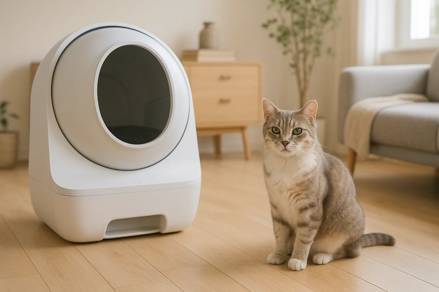 Comparatif litières automatiques pour chats à poils courts — Exemples de litières performantes pour chats à poils courts