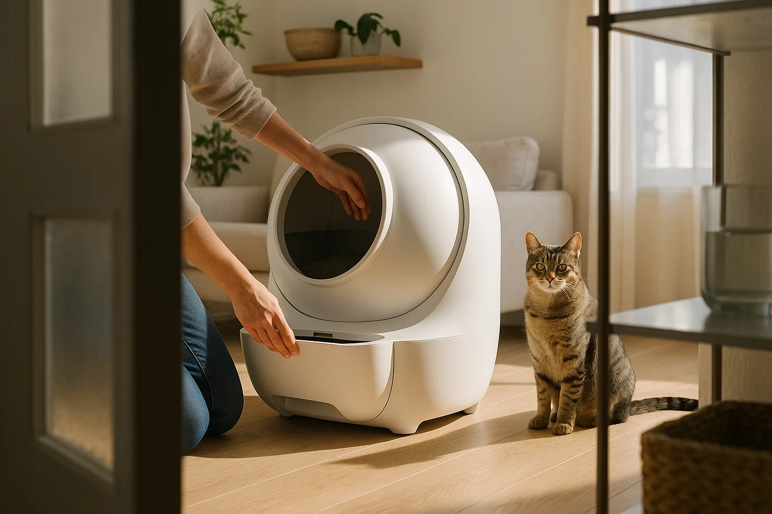 Quelle litière automatique pour chat vivant avec rongeur ? — Les matériaux de litière à privilégier