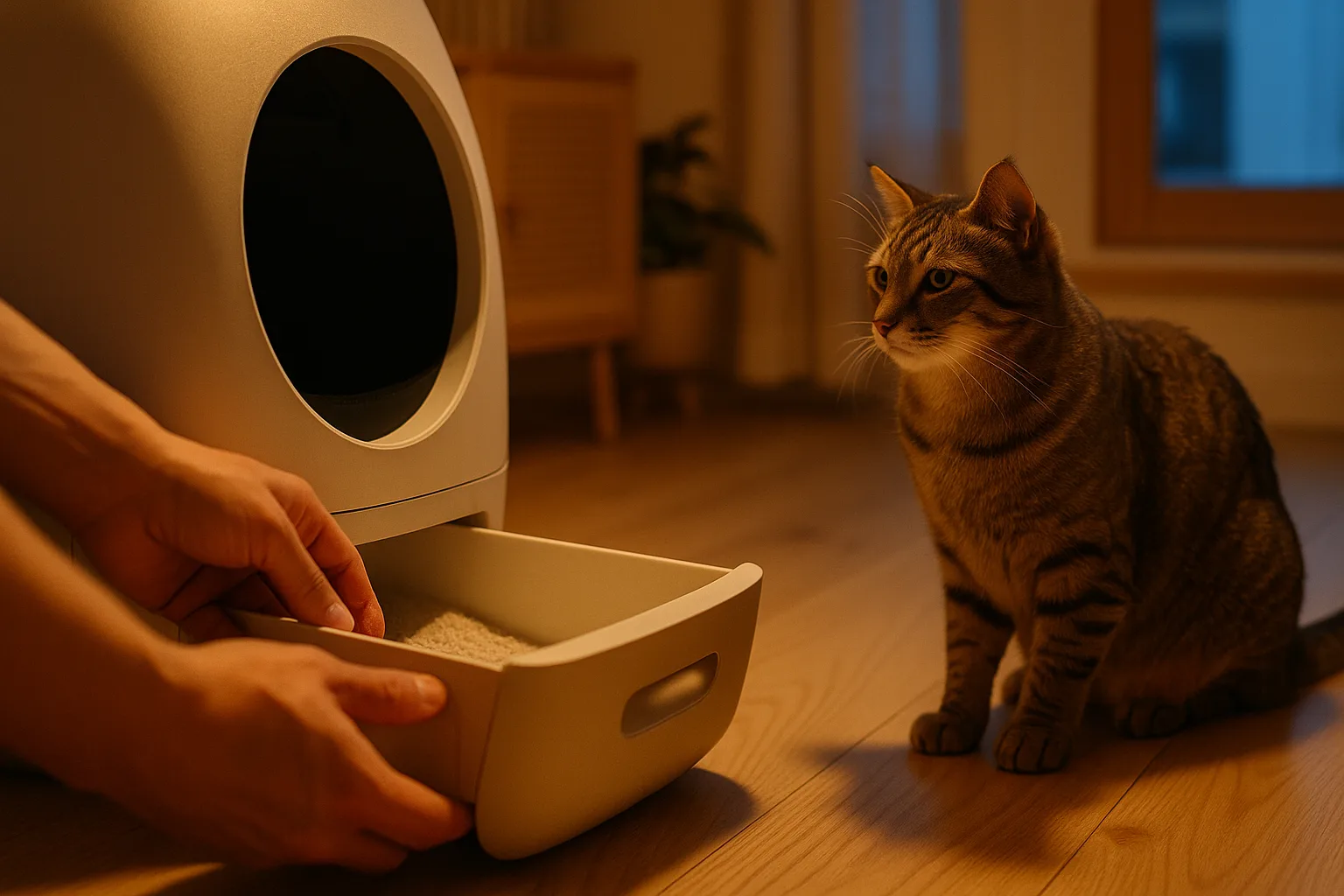 Comparatif : litières automatiques pour chats avec arthrite — Choisir la Taille et la Forme Idéales pour les Chats Ayant des Difficultés de Mouvement