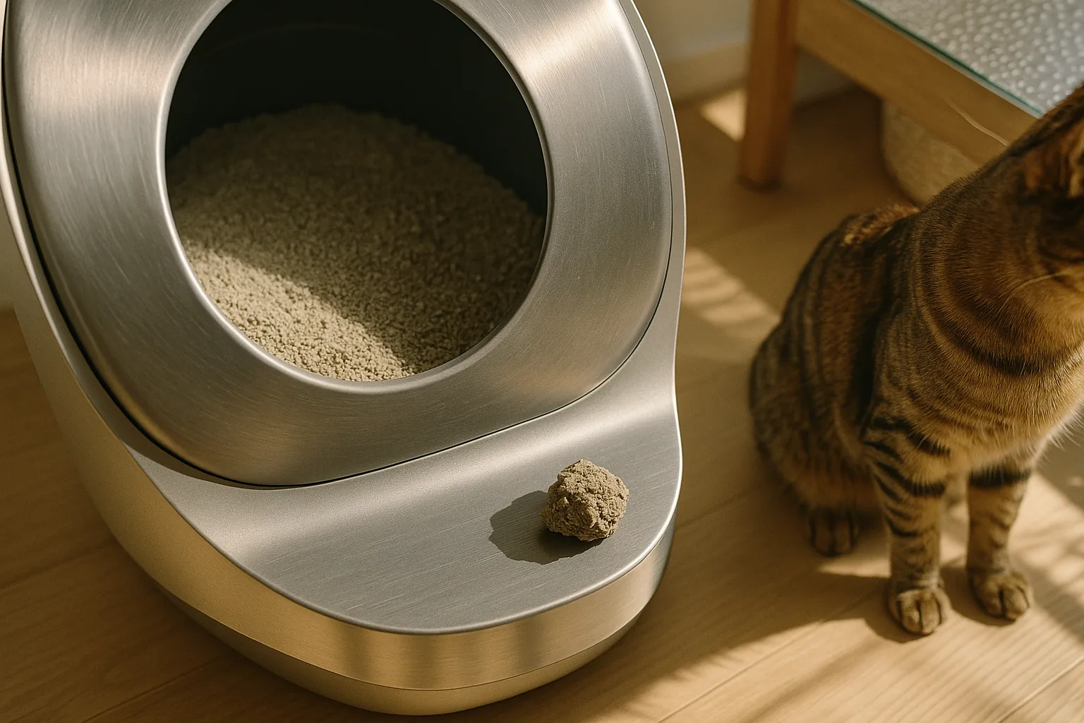 Choisir une litière automatique pour chats de grande taille — Les matériaux de la litière : un choix stratégique pour les grands chats