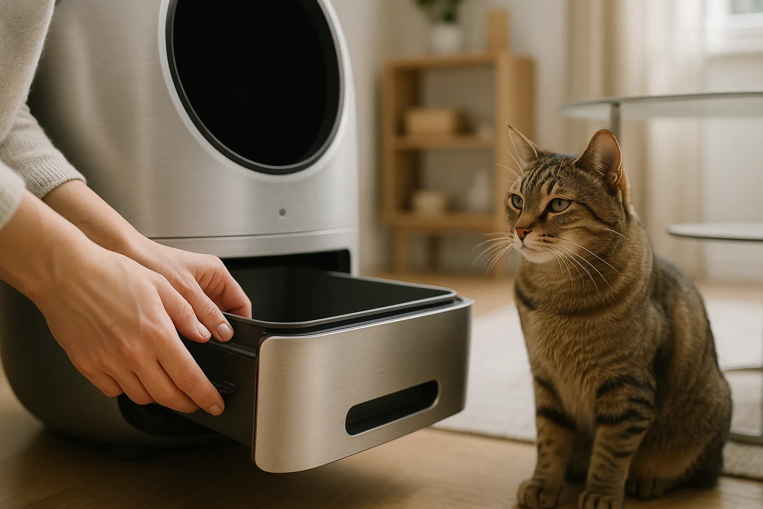 Litière automatique pour chats à mobilité réduite — Adapter la Litière Automatique à une Accessibilité Optimale