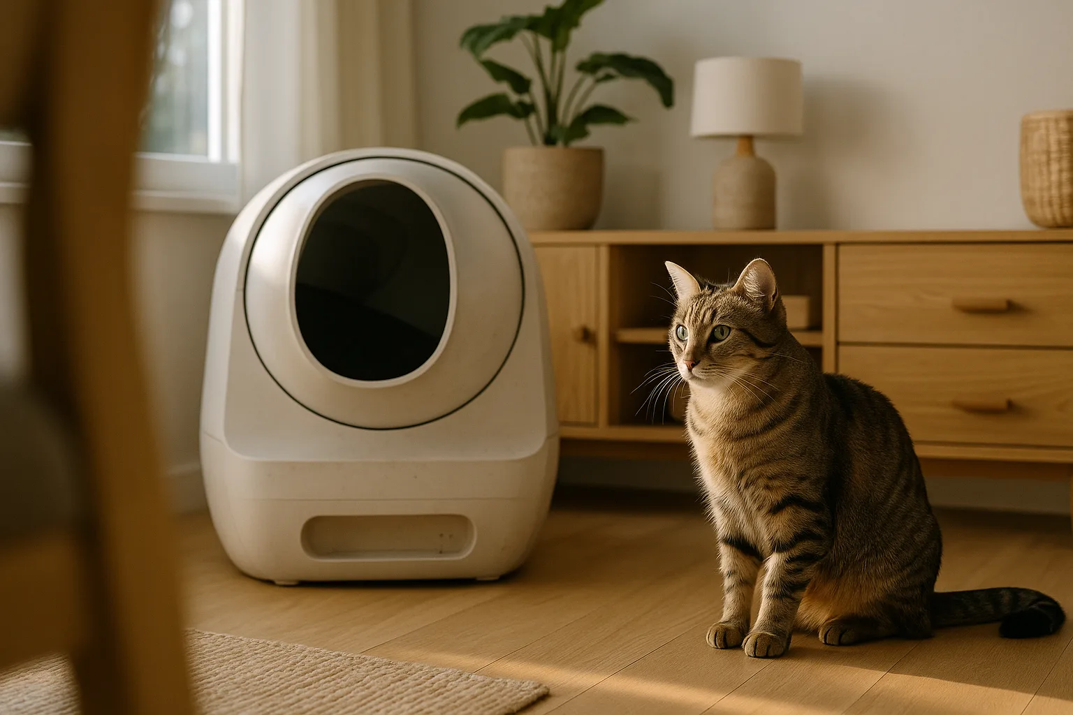 Litière automatique pour familles nombreuses avec animaux — Optimiser l'Espace : L'Art de Placer une Litière Automatique