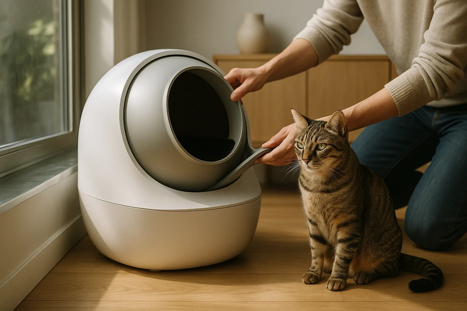 Quelle litière automatique pour un foyer avec bébé ? — Impact des Litières Automatiques sur la Qualité de l'Air Intérieur