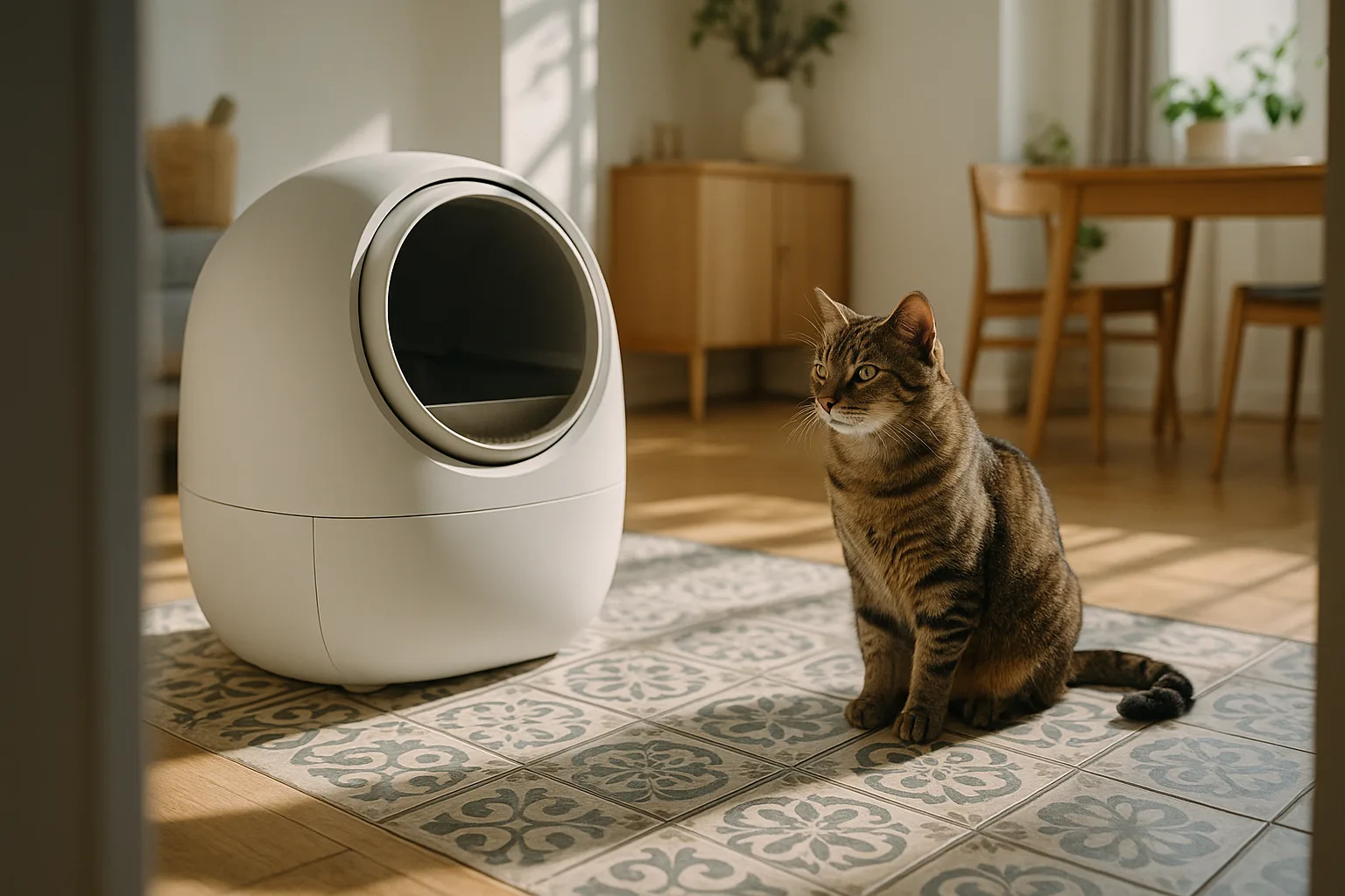 Litières automatiques pour maisons sans jardin : quelle option ? — Les avantages d'une litière automatique dans un espace réduit