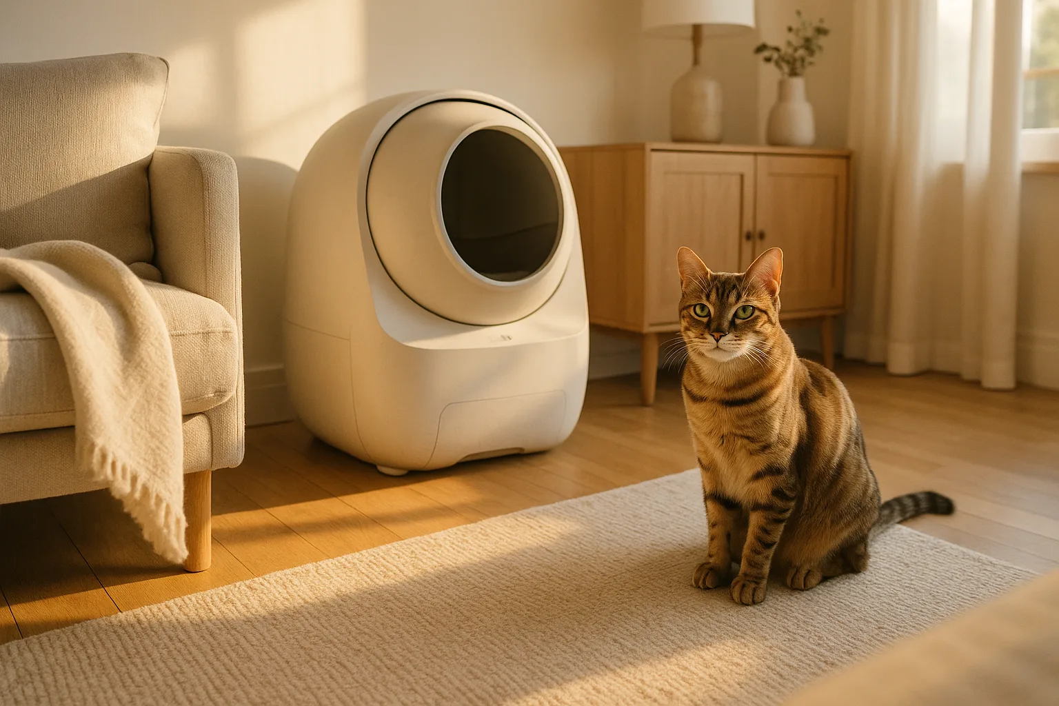 Quelle litière automatique pour une maison à trois étages ? — Les Modèles de Litières Automatiques Idéaux pour les Maisons à Étages