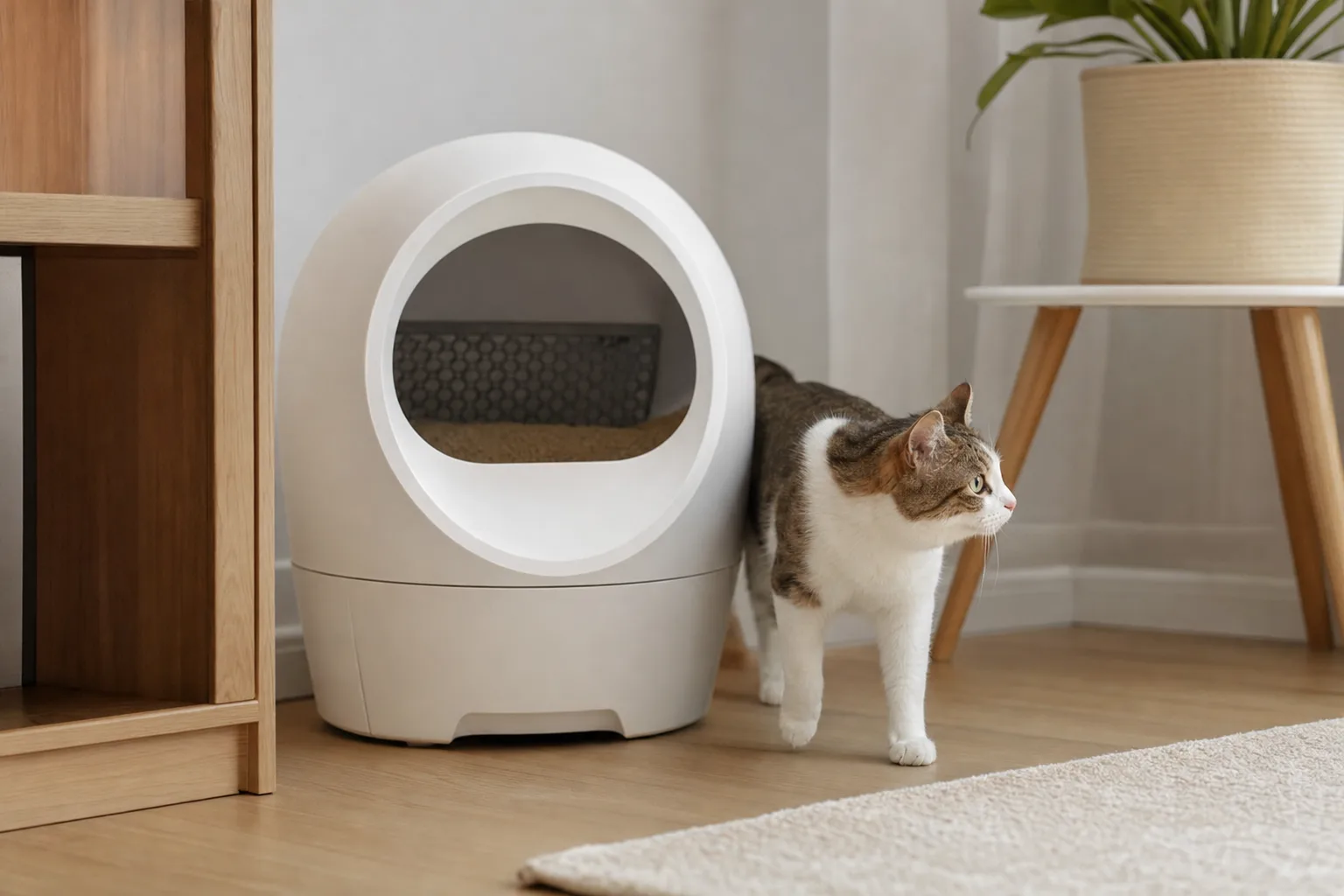 Litière automatique : un atout pour les chats à mobilité réduite ? — Les Avantages Concrets d'une Litière Automatique