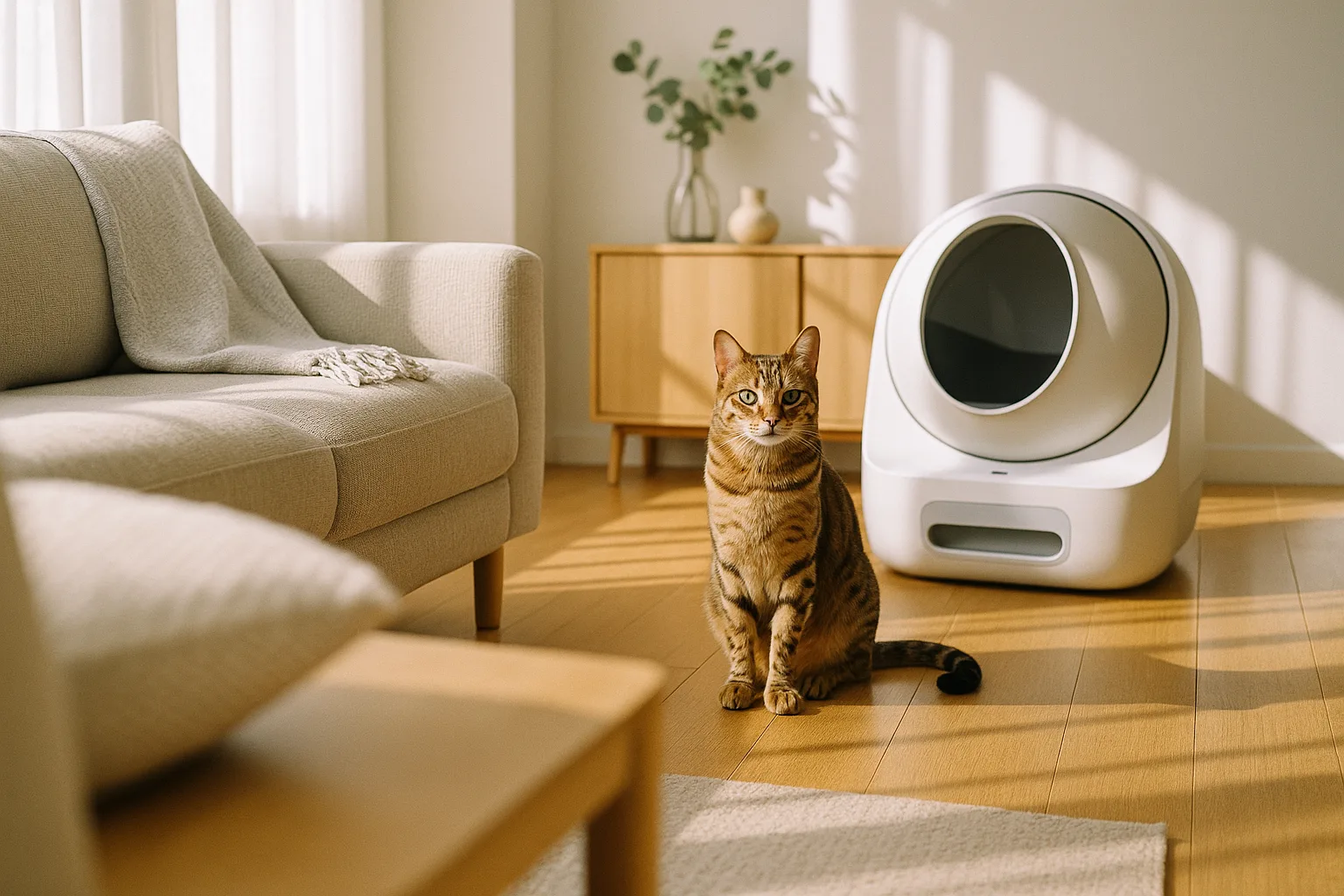 Litières automatiques pour chats ayant des problèmes de comportement — Conseils Pratiques pour l'Adaptation de Votre Chat