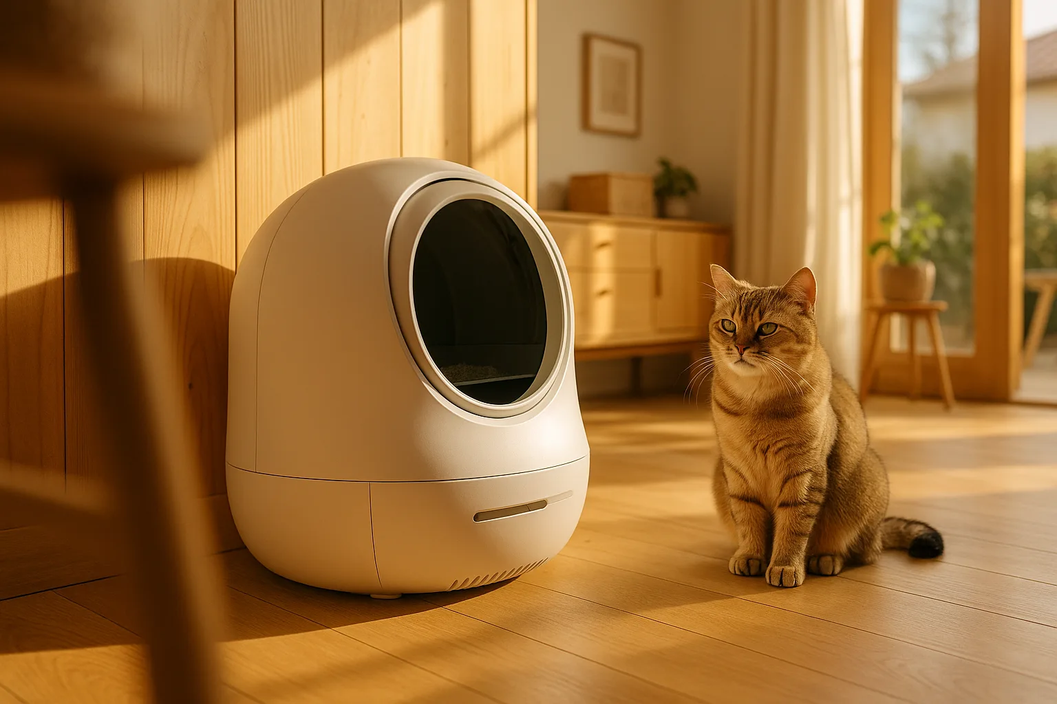 Litières automatiques pour chats avec sensibilité digestive — L'importance de la matière des litières pour chats sensibles