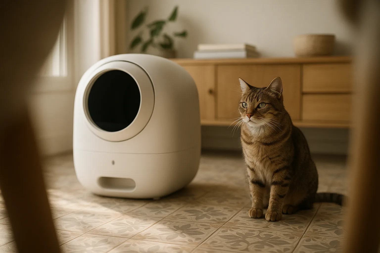 Comment les litières automatiques peuvent-elles aider les chats anxieux ? — Un environnement stable et prévisible