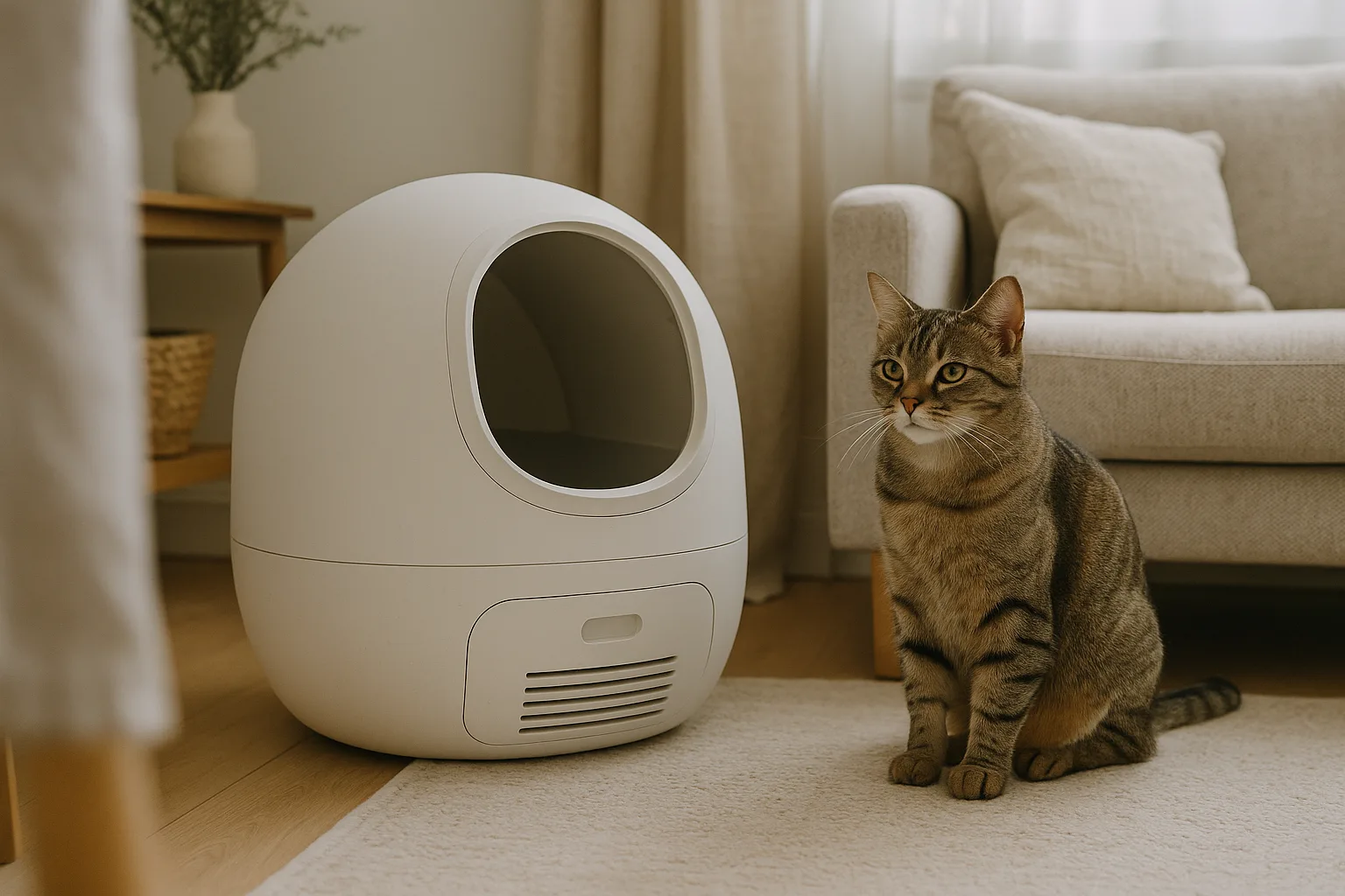 Guide : l'adaptation des litières automatiques aux chats de grande taille — Les fonctionnalités à rechercher pour un grand félin