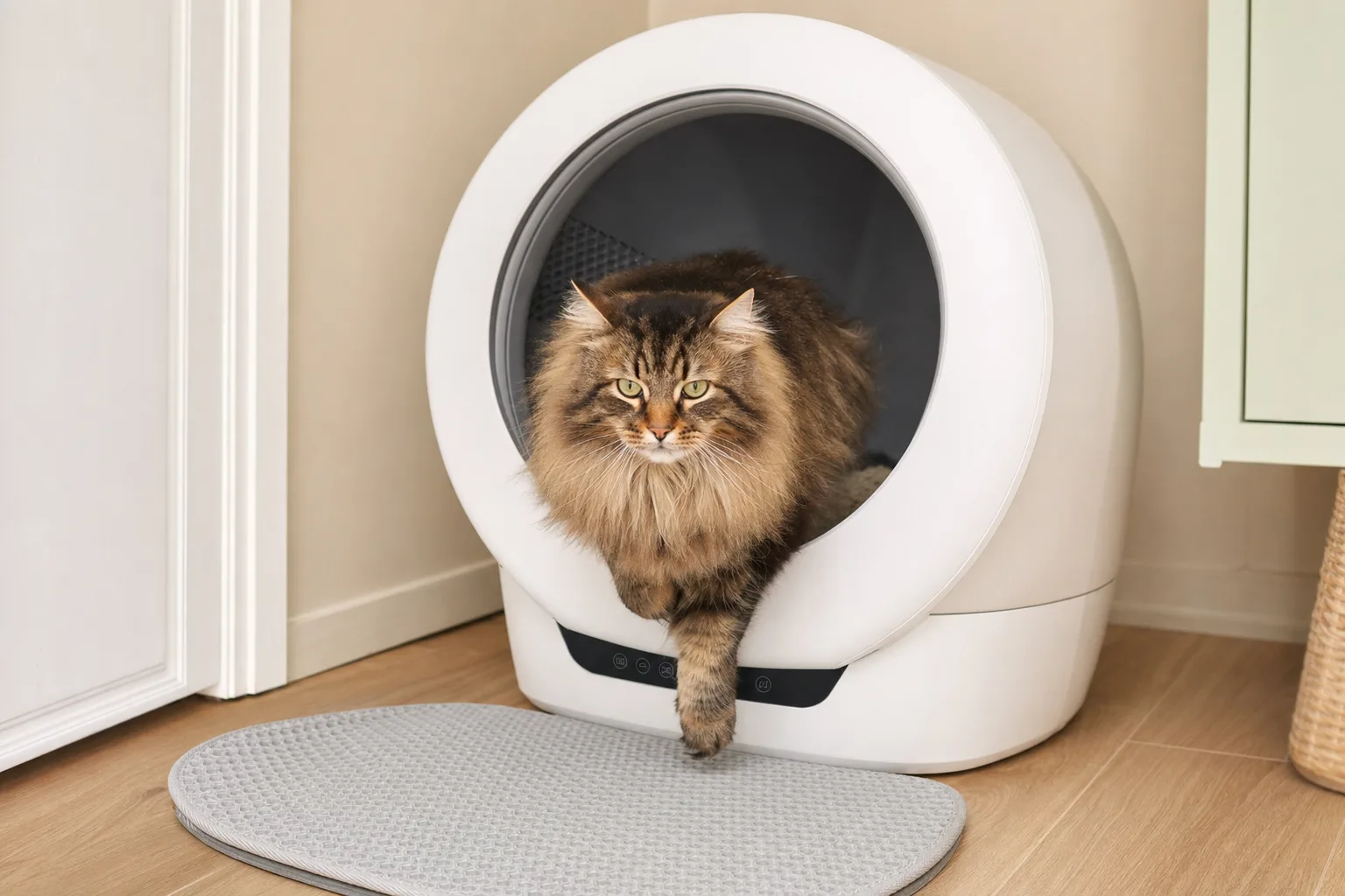 Choisir une litière auto pour chat à poils longs — Les Enjeux Spécifiques des Chats à Poils Longs