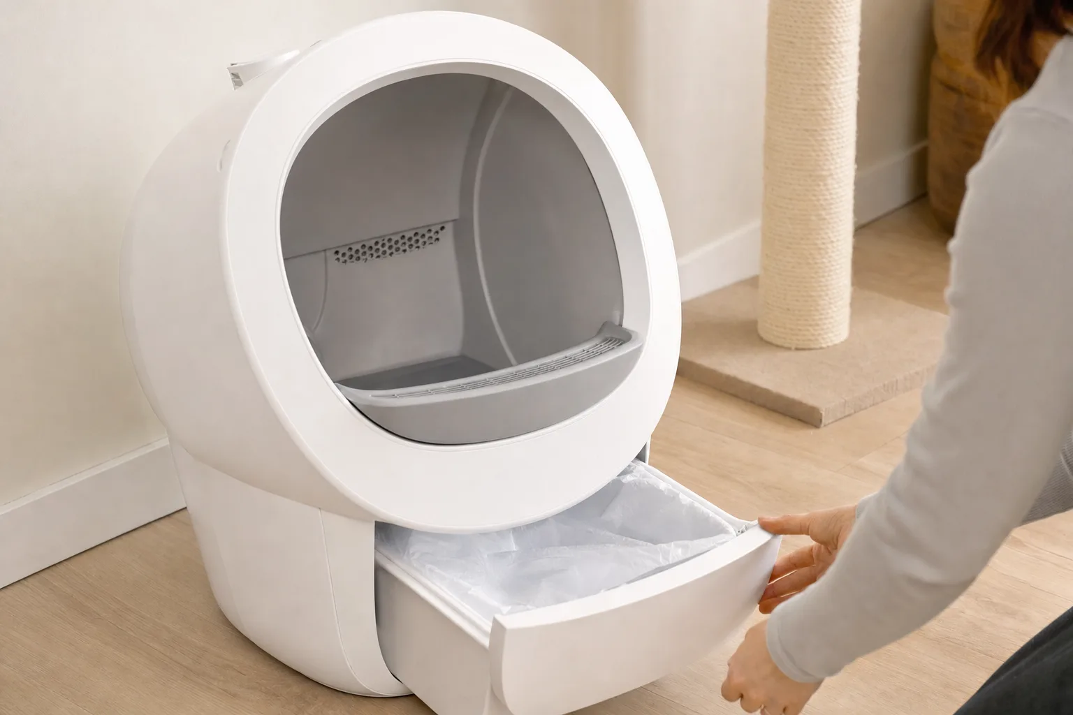 Litière automatique et recyclage : que faire ? — Les Composants Non Recyclables des Litières Automatiques